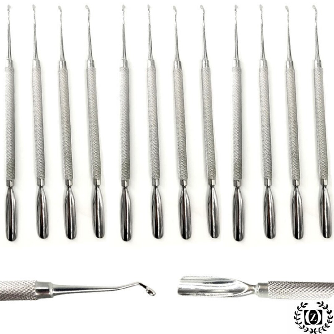 Set of 12 New Nail Pusher Cuticle Remover Manicure Pedicure Etsy