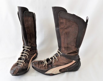 old boxing boots