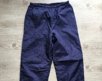 Vintage Track Pants Dark Purple Track Pants Vintage Tracksuit Retro Track Pants Sport Trousers Size Small / Medium Vintage Clothing
