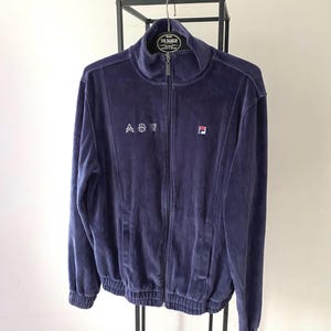 Fila Velour Jacket - Etsy