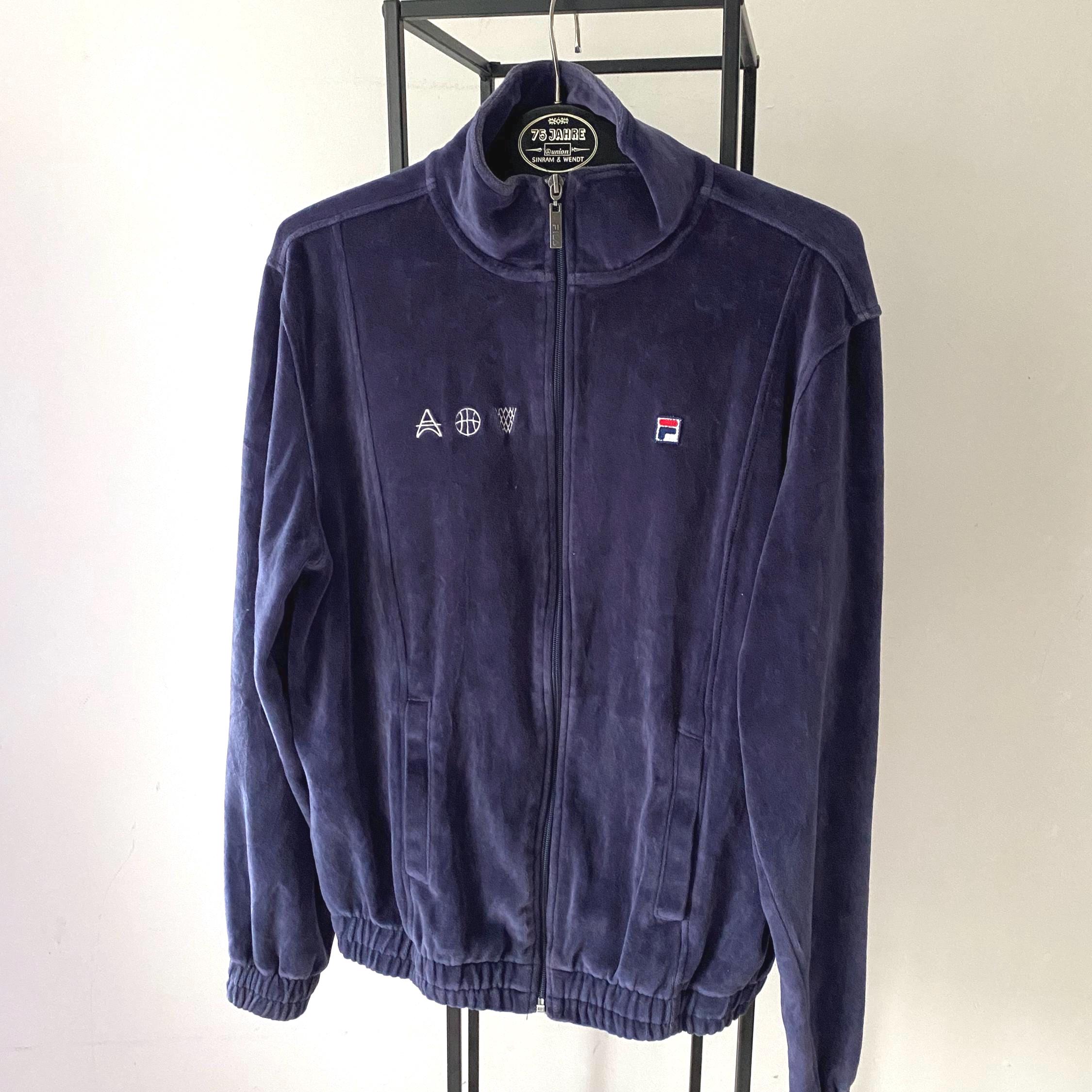 Fila Velvet Truck Jacket Size Small Turtle Neck Jacket Unisex - Etsy