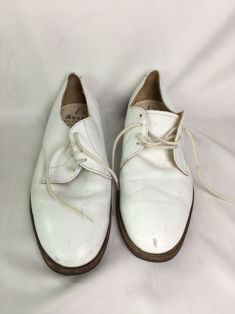 Men/'s Vintage British Style Low Cut Desert Shoes White Genuine Leather Classic Shoes on Laces Size EU 42 Luxury White Shoes