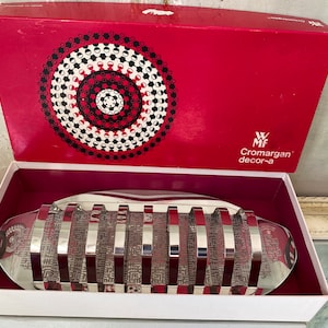Vintage WMF Chrome Toast Rack: Silver Tone Breakfast Tableware