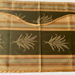 Vintage Cafe Curtain Valance Olive Green Golden Wheat Layered Valance Cafe Curtain Design Luxury Chic Home Decor Long Window Panel