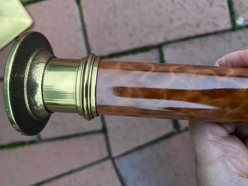 Vintage Brass Candlesticks Pillar Pair Candle Holder Set of 2 Brass