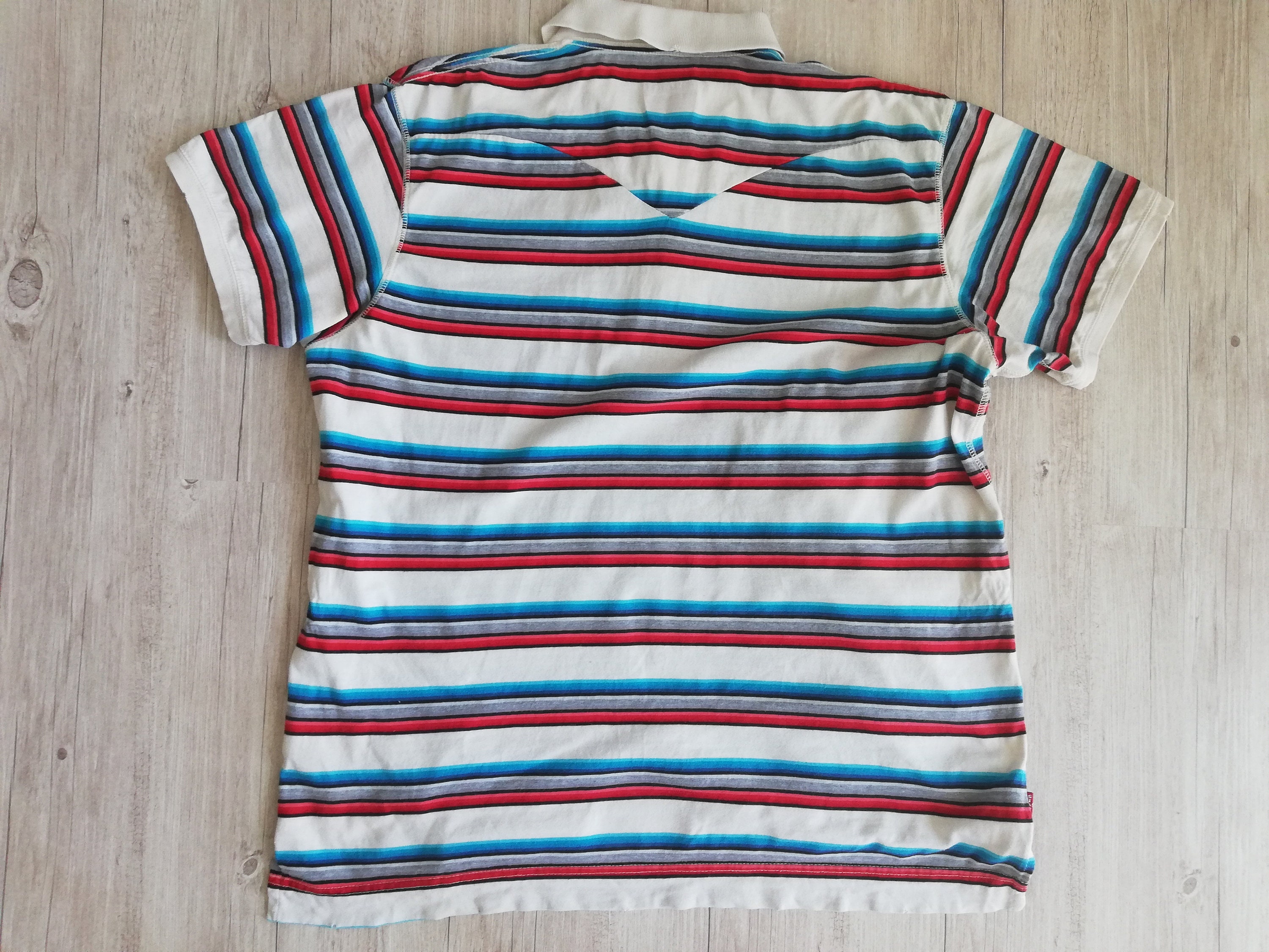 Vintage Levis Polo Shirt Adult MEDIUM Brick Red 80s Classic