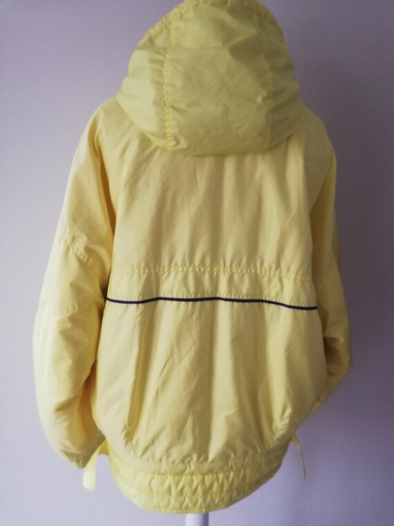 Vintage Ski Jacket Men 90s Vintage Yellow Puffer … - image 3