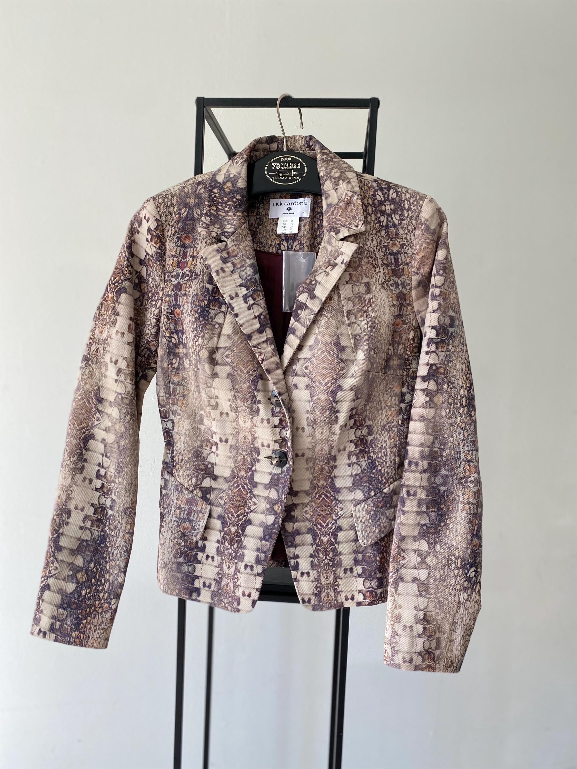 blazer snake skin
