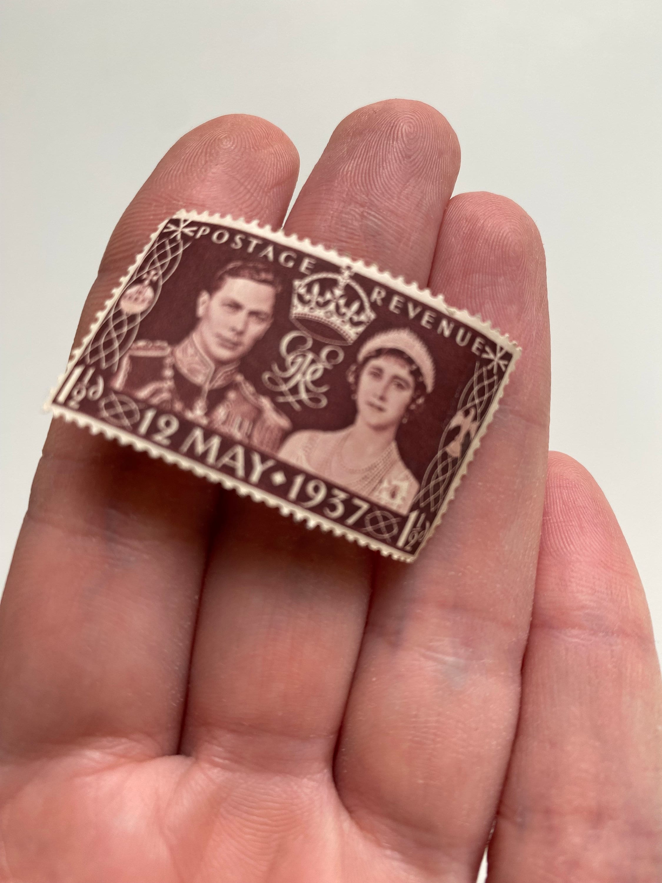 1937年ジョージ6世戴冠式切手（英国コレクターズアイテム） - Etsy 日本