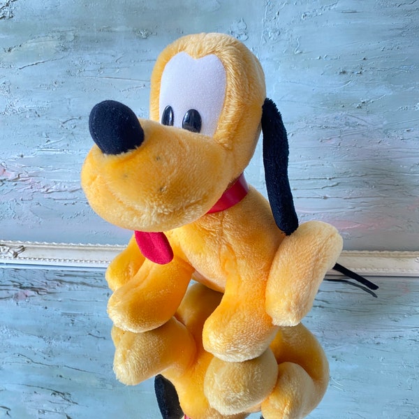 Disney Cartoon Character Plush Pluto Toy Disneyland Plusch Classic Pluto Dog Toy Disney Parks Pluto Stuffed Animal Toy Plush Toy 10"