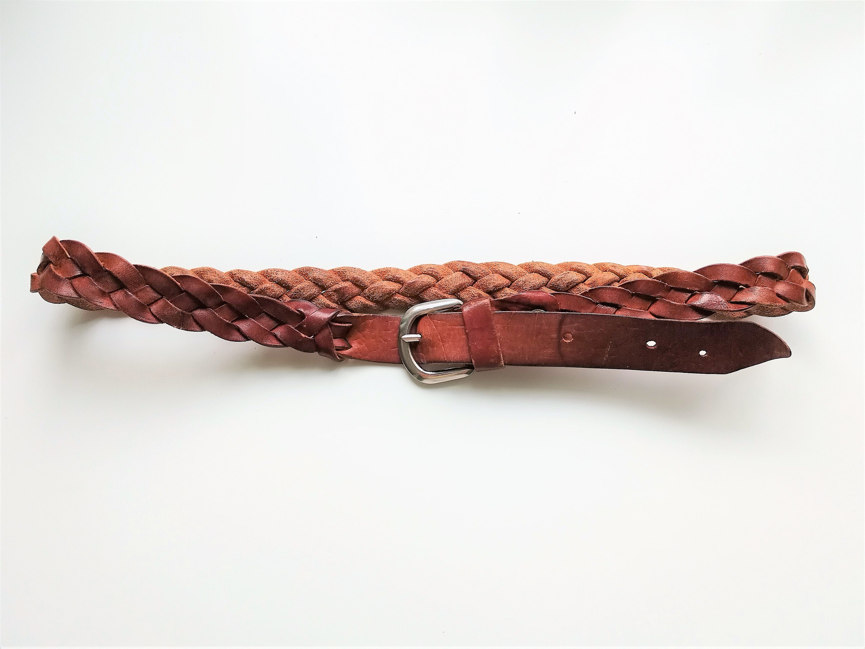 【BOHEMIAN SEOUL】VEGETABLE LEATHER ANTIQUE BELT Full Grain, Vegetable Tanned Leather, Leather Belt, Unisex