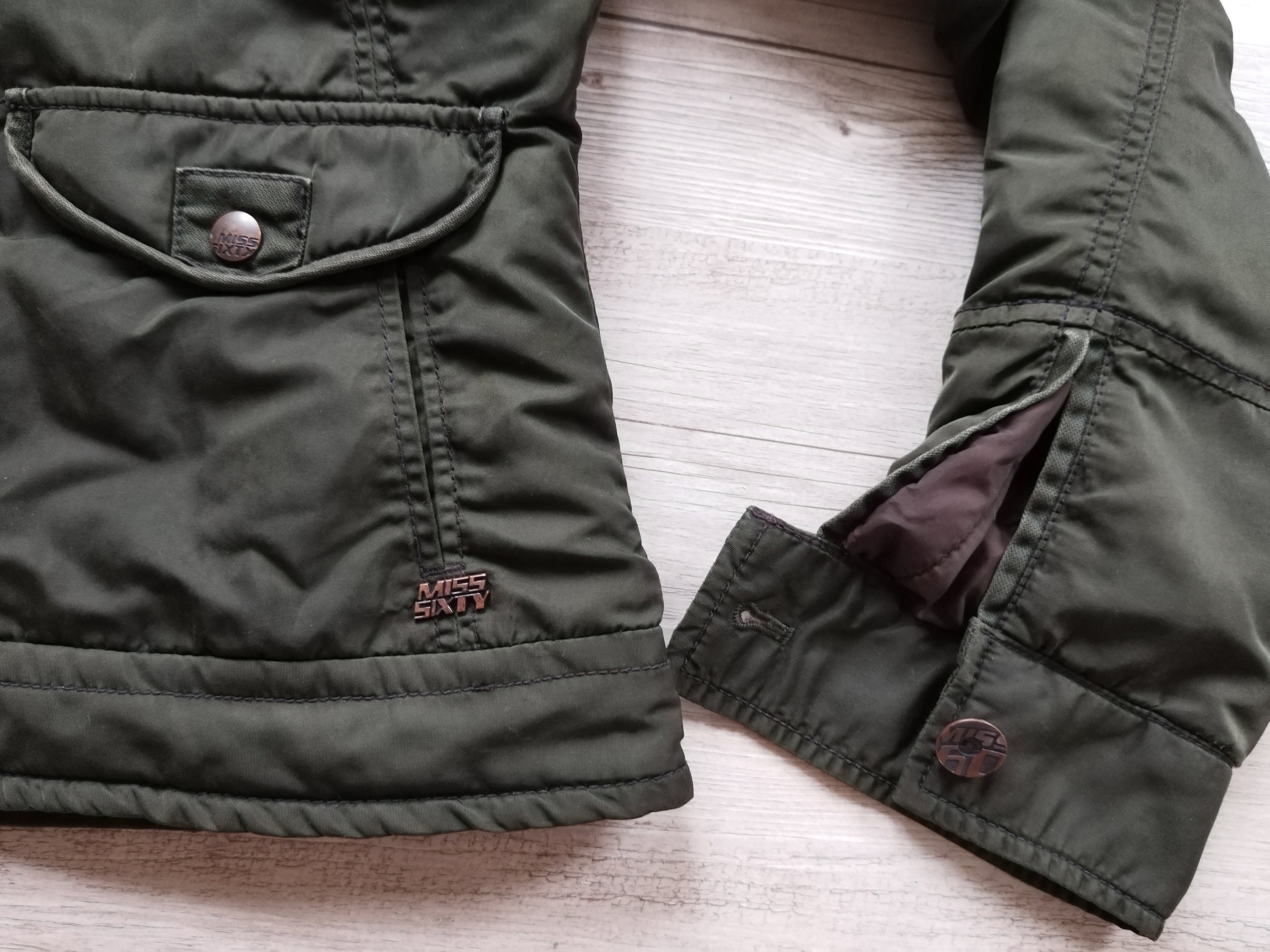 ジャケット・アウター 00s oldgap mods coat jacket military y2k Y2K Utility Camo Army Jacket (Patches) Size M Led Zeppelin's