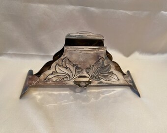 Vintage Silver Plated Napkin Holder Kitchen Serving Decor