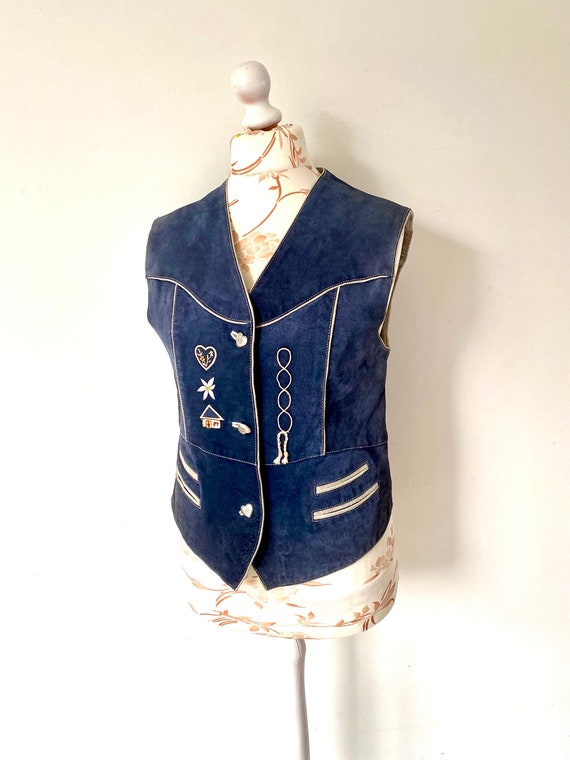 Suede waistcoat womens hot sale