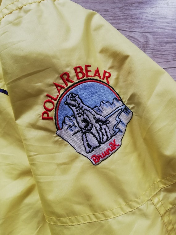 Vintage Ski Jacket Men 90s Vintage Yellow Puffer … - image 7