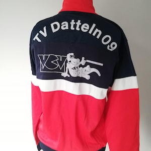 Vintage Puma Track Jacket Unisex 80s Truck Jacket Size Medium Colorblock Turtle Neck Polyester Jacket Vintage Clothing Unisex