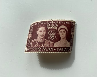 1937年ジョージ6世戴冠式切手（英国コレクターズアイテム） - Etsy 日本