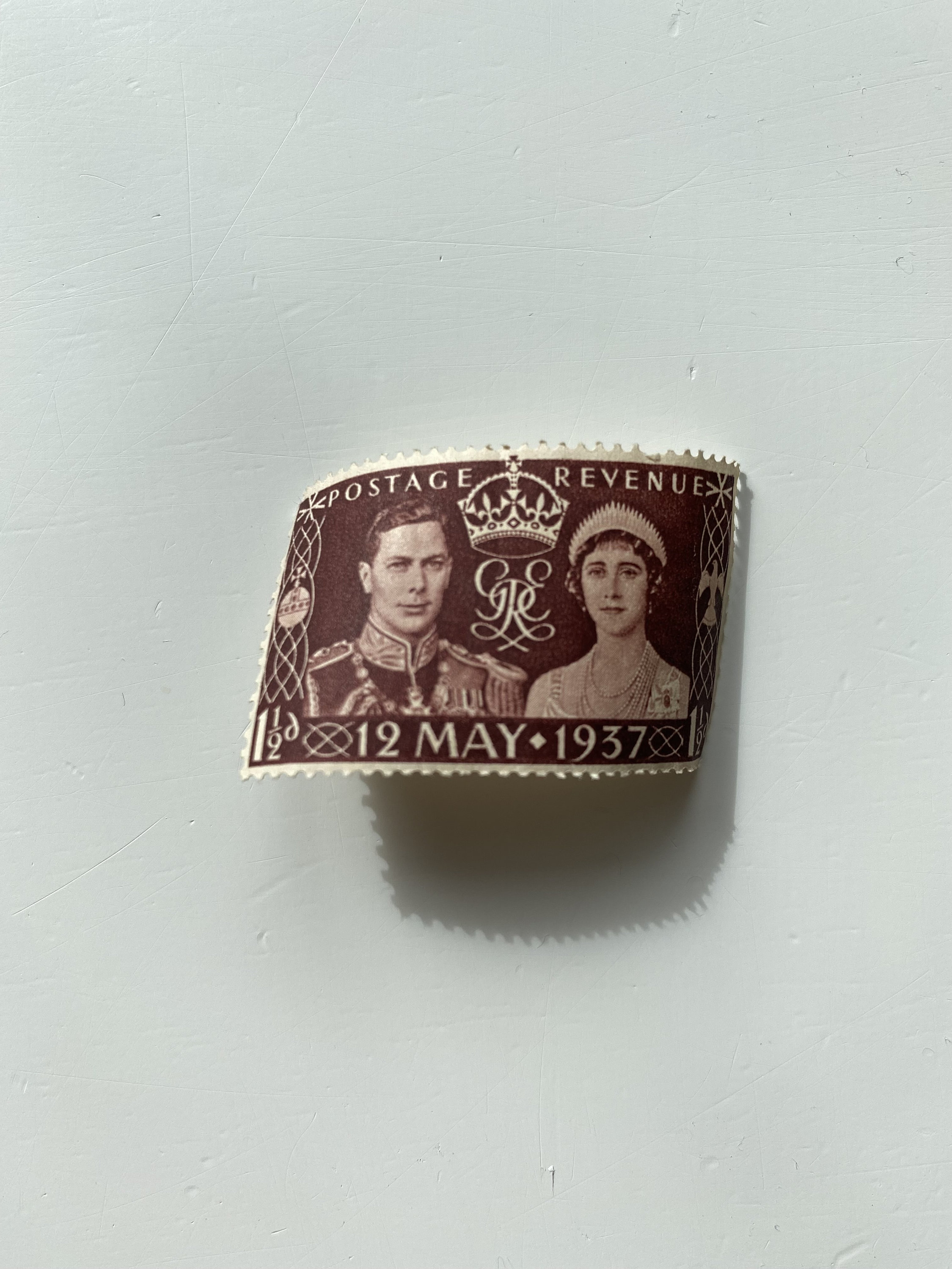 1937年ジョージ6世戴冠式切手（英国コレクターズアイテム） - Etsy 日本