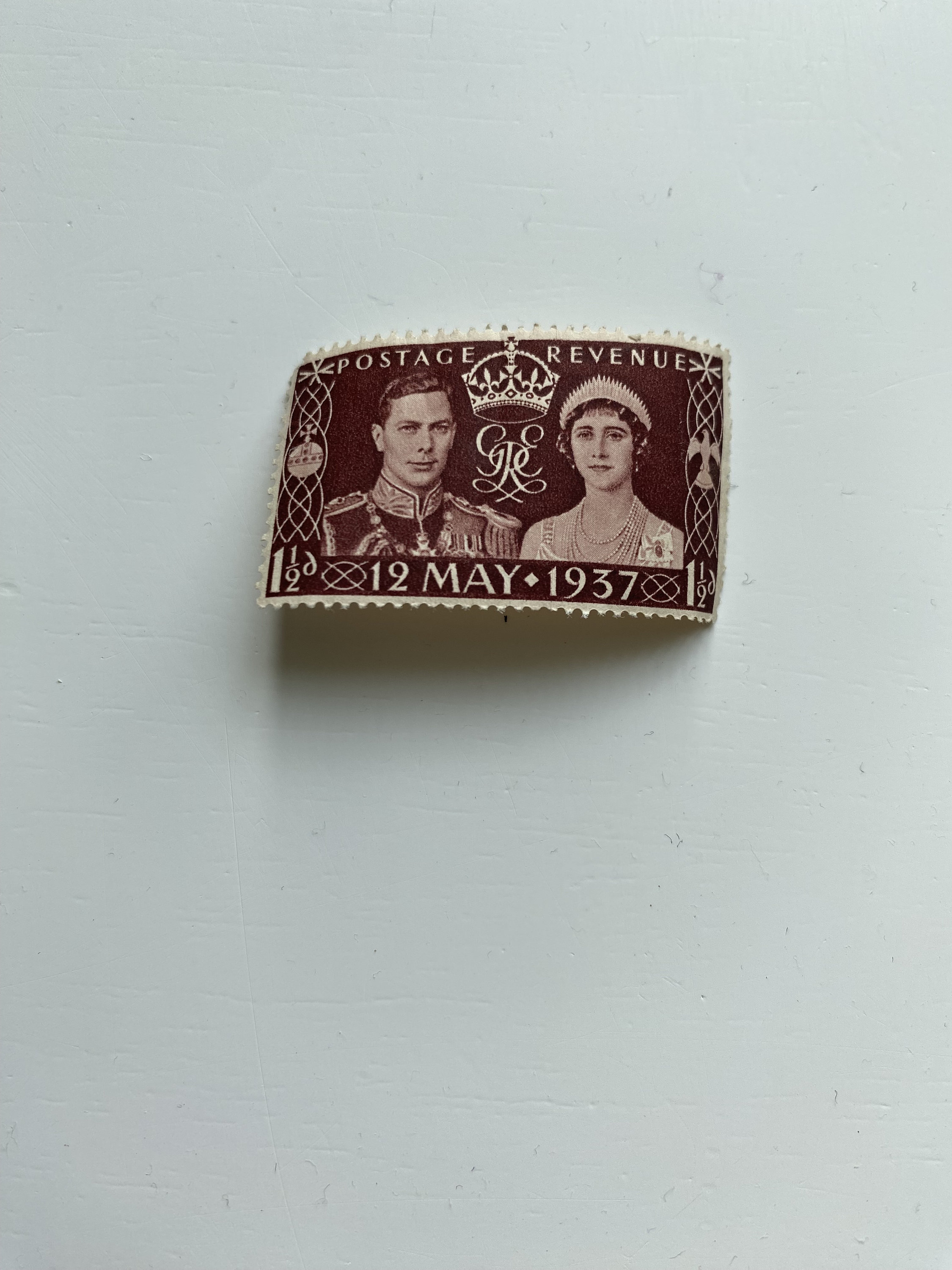 1937年ジョージ6世戴冠式切手（英国コレクターズアイテム） - Etsy 日本