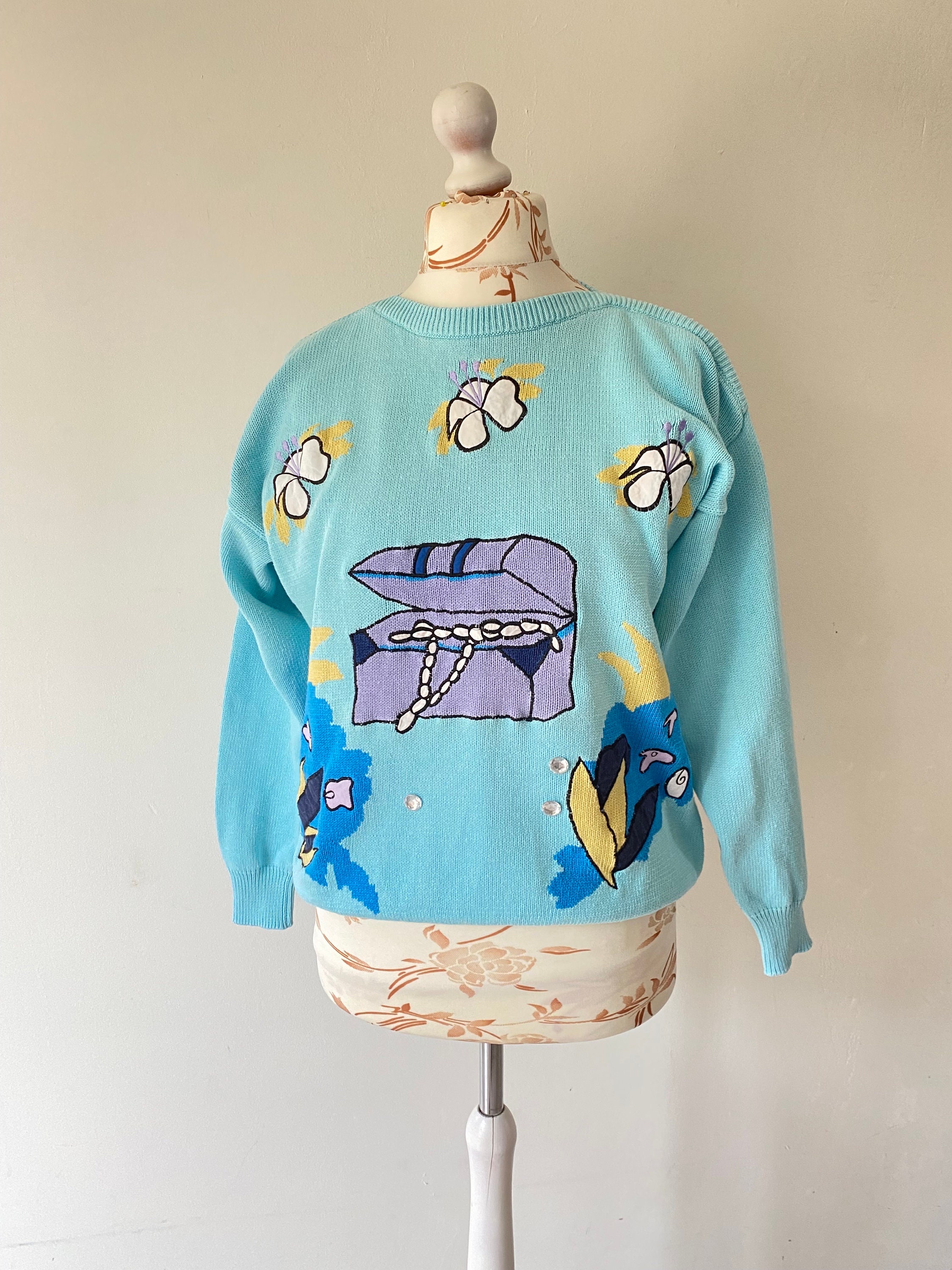 トップス Farm Logo Cotton Knit Sweater VDWIP Mens Knit Sweater Grandpa Vintage Knitted Sweaters