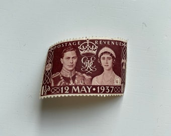 1937年ジョージ6世戴冠式切手（英国コレクターズアイテム） - Etsy 日本