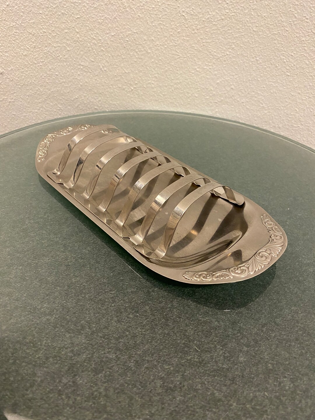 Vintage Silver Plated Toast Rack: Breakfast Tableware (10x4.5 Inches ...