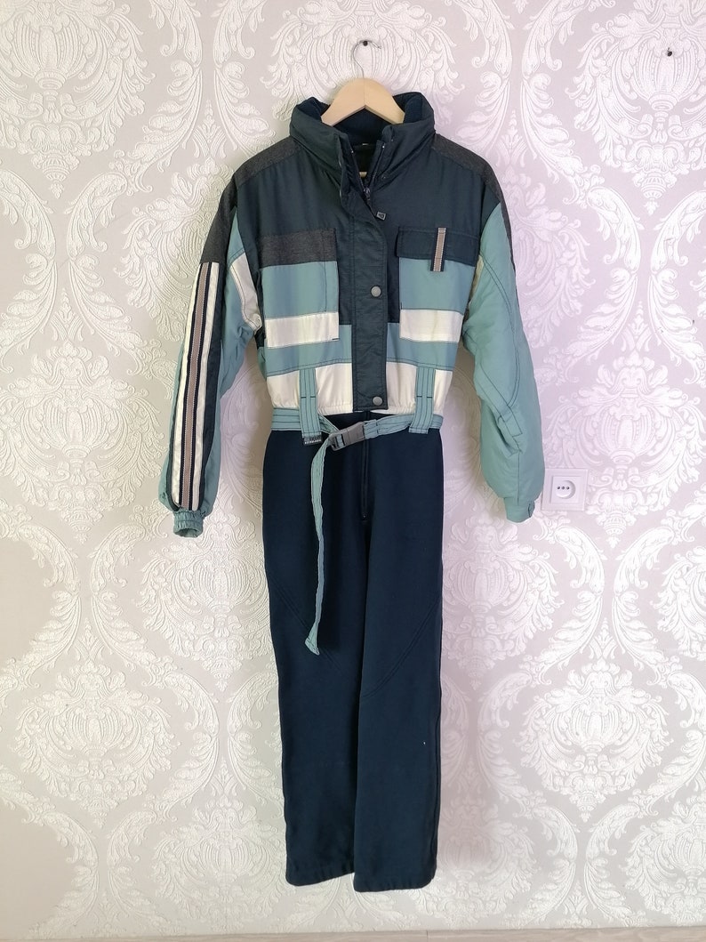 Vintage Ski Suit Mens 80s One Piece Navy Blue Snowsuit Warm Snow Winter Overall Size Small Medium Vintage Clothing Mens Men S Clothing Clothing Ugaurbanag Com