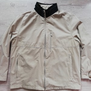 Vintage Pierre Cardin Beige Zip Up Jacket - Size XL
