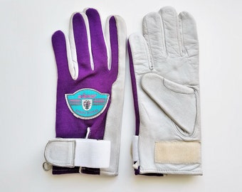 Vintage Ziener Leather Cycling Gloves: Lightweight Spring Gloves, Size Medium
