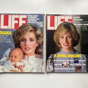 Vintage Life Magazine: Princess Diana - 1984 & 1985 Issues