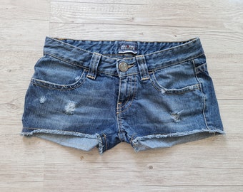 Size 23 denim shorts discount
