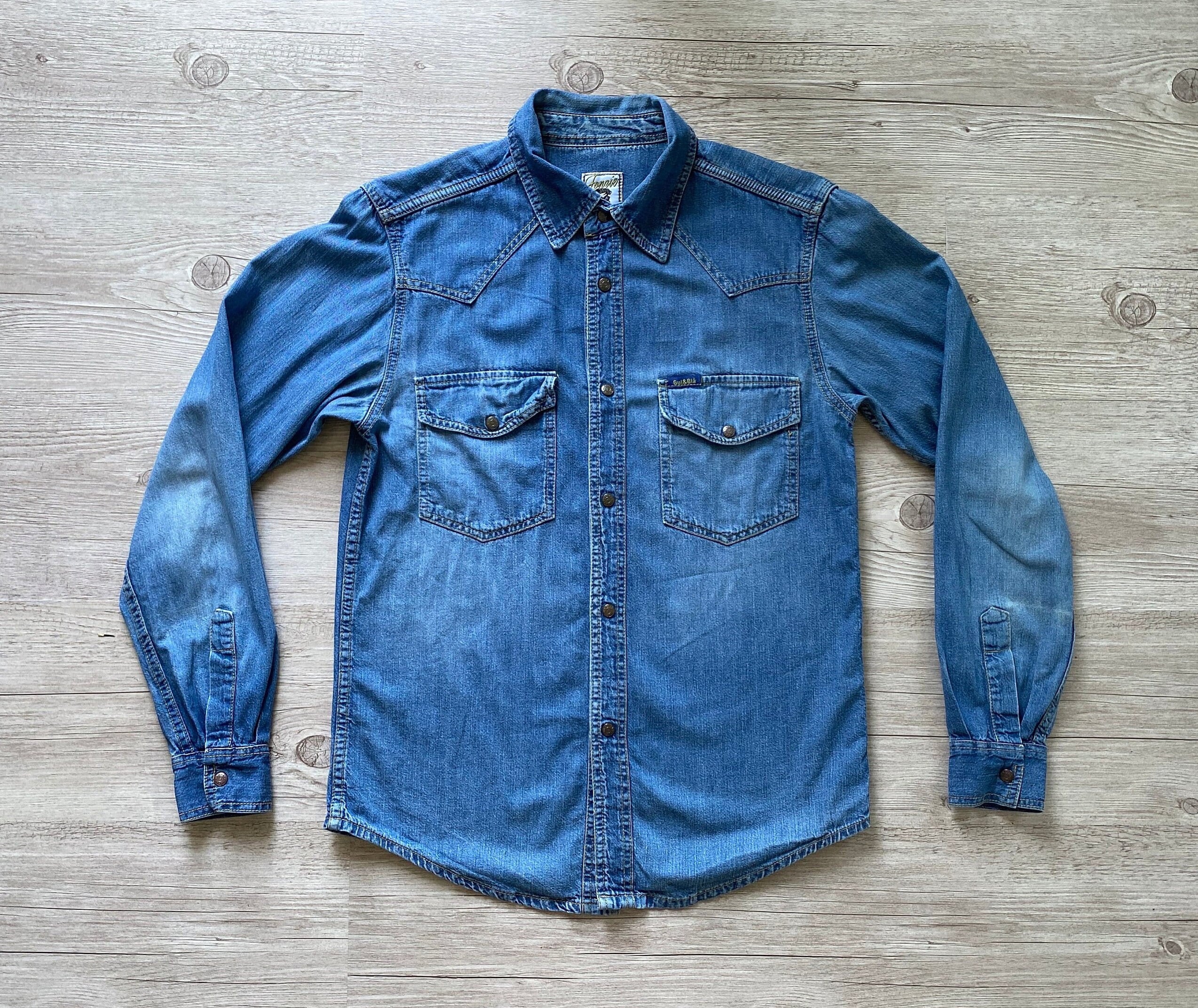 トップス Levis PULL OVER V-NECK S/S DENIM SHIRTS Levis PULL OVER V-NECK S/S DENIM SHIRTS