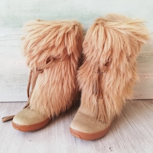 Oscar fur boots marshalls cheap