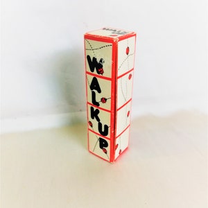 Juego de rompecabezas de cubo vintage Ladybird WALC UP: un acertijo de los años 80