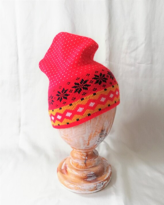 Vintage Ski Hat 90s Vintage Sports Hat 