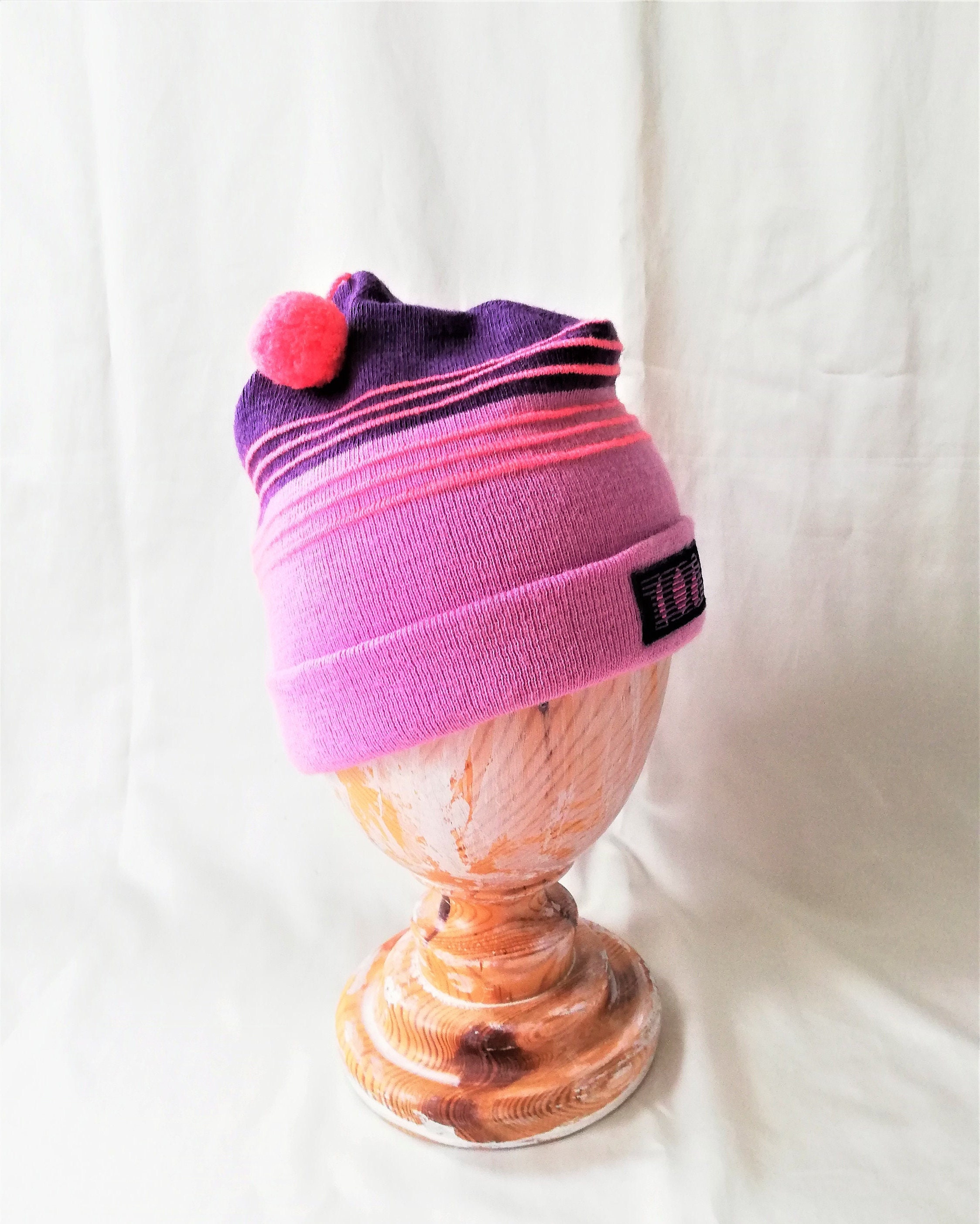 Vintage Pink Wool Ski Hat Beanie Smartwool Isto Retro Beanie - High Country Outfitters main image 2