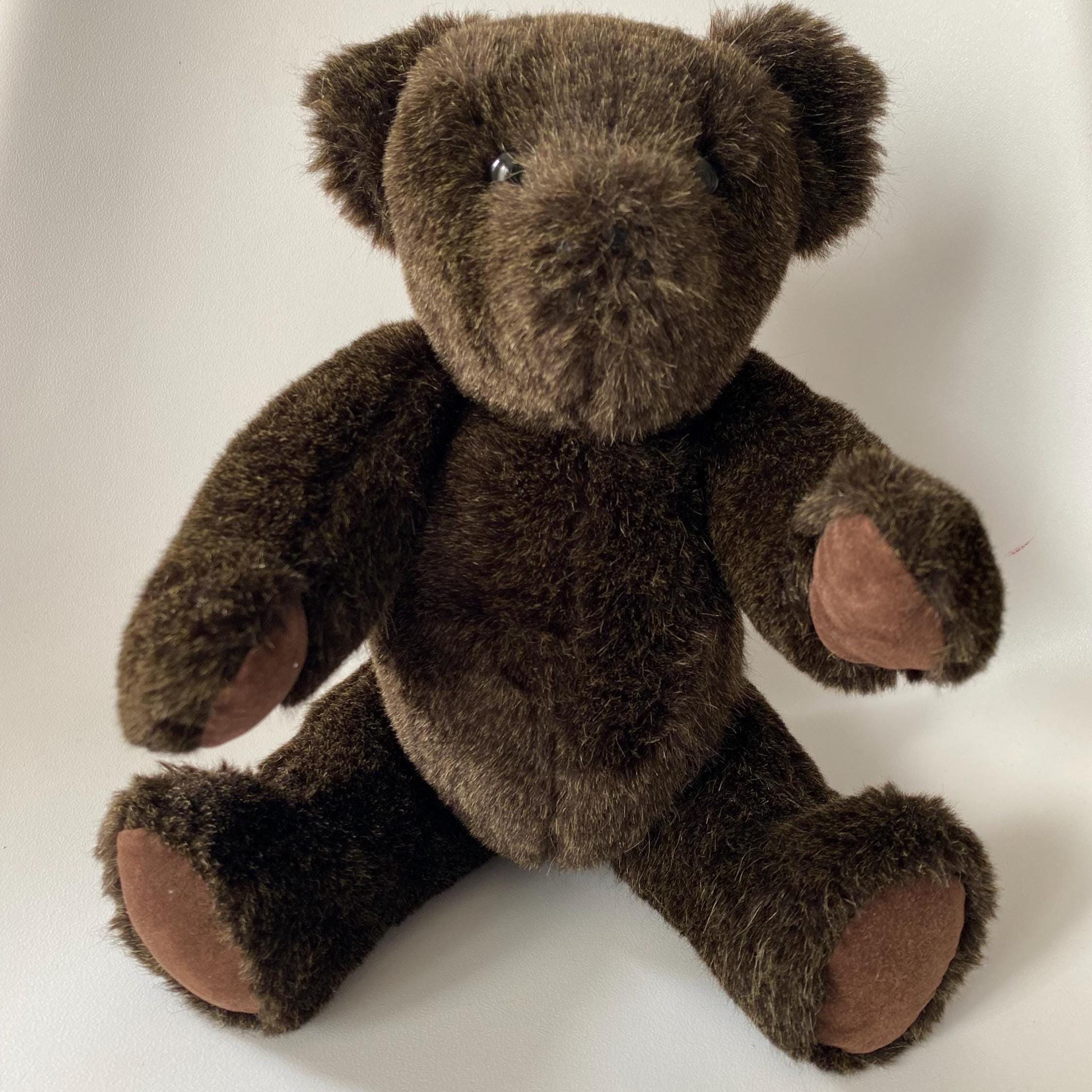*Vintage Brown Bear Traveling Matted Material Plush by Tomy maybe? Mila Teddy Bear in Suitcase, 8 in, beige - Steiff.com main image 3