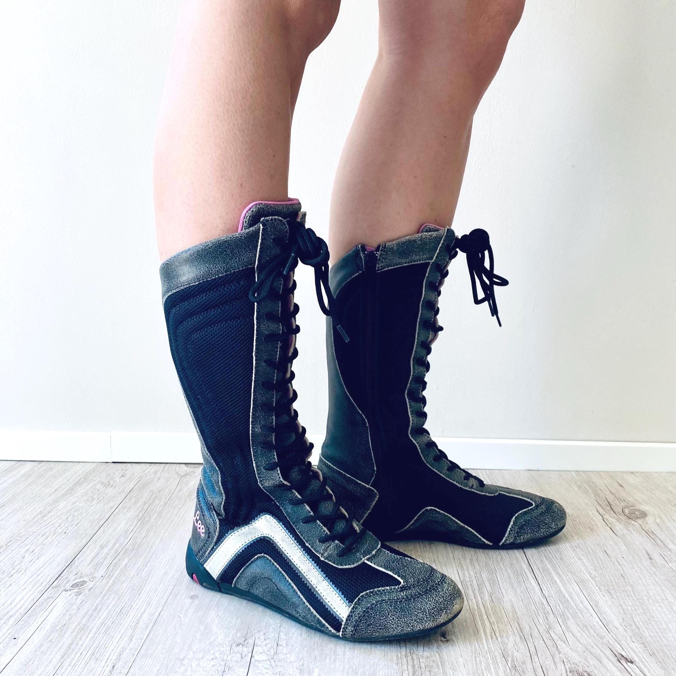 Y2k Boxing Boots - Etsy