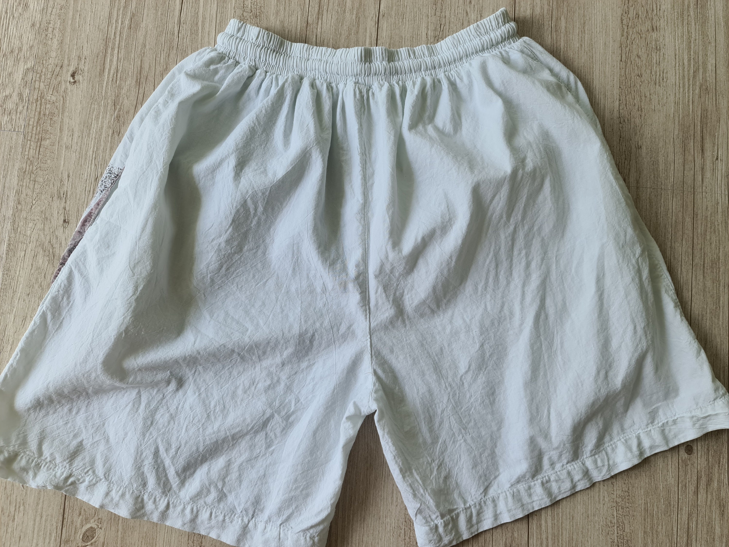 VintageCommode Vintage Shorts Men 90s Cotton Beach Surfer Swim Trunks Vacation Shorts Size Medium Vintage Clothing Men