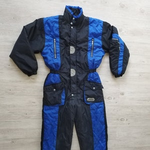 Vintage Colorblock One Piece Ski Suit: YADOU XS Waterproof Snowsuit