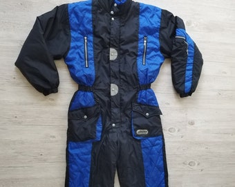 Vintage Colorblock One Piece Ski Suit: YADOU XS Waterproof Snowsuit