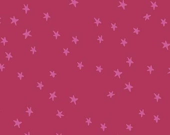 Starry Plum/Ruby Star Society - 1/2 yard