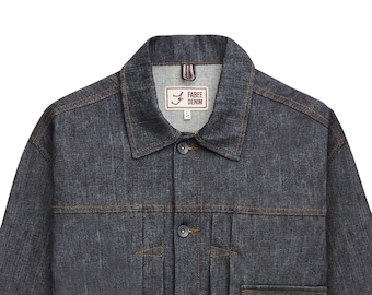 FD Trucker Jacket Type I : 12oz Red Line Japanese Selvedge Denim