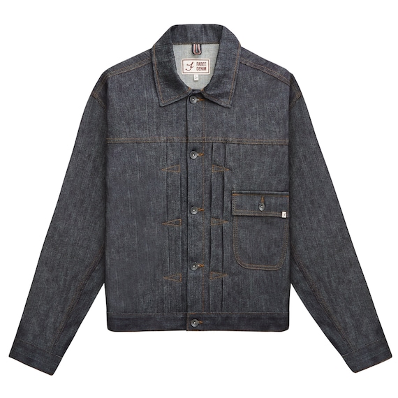 FD Trucker Jacket Type I : 12oz Red Line Japanese Selvedge