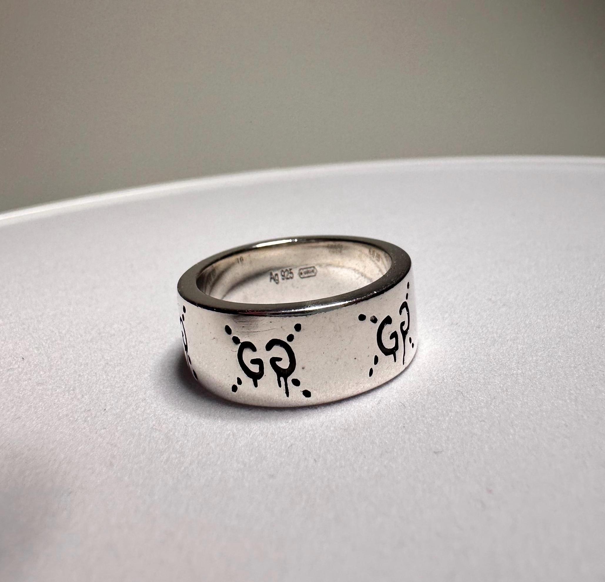 ⚪︎GUCCI グッチ インターロッキング リング シルバー 925 8号