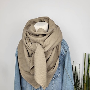 Muslin cloth, triangular cloth, light summer cloth, summer scarf, cloth, neckerchief image 5