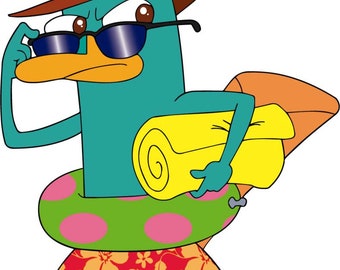 Perry Platypus Decal Etsy