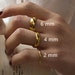 Dainty Gold Thick Simple Band Ring, Gold Thin Simple Glossy Band Ring, Gold Dome Stacking Ring With Minimalist Style