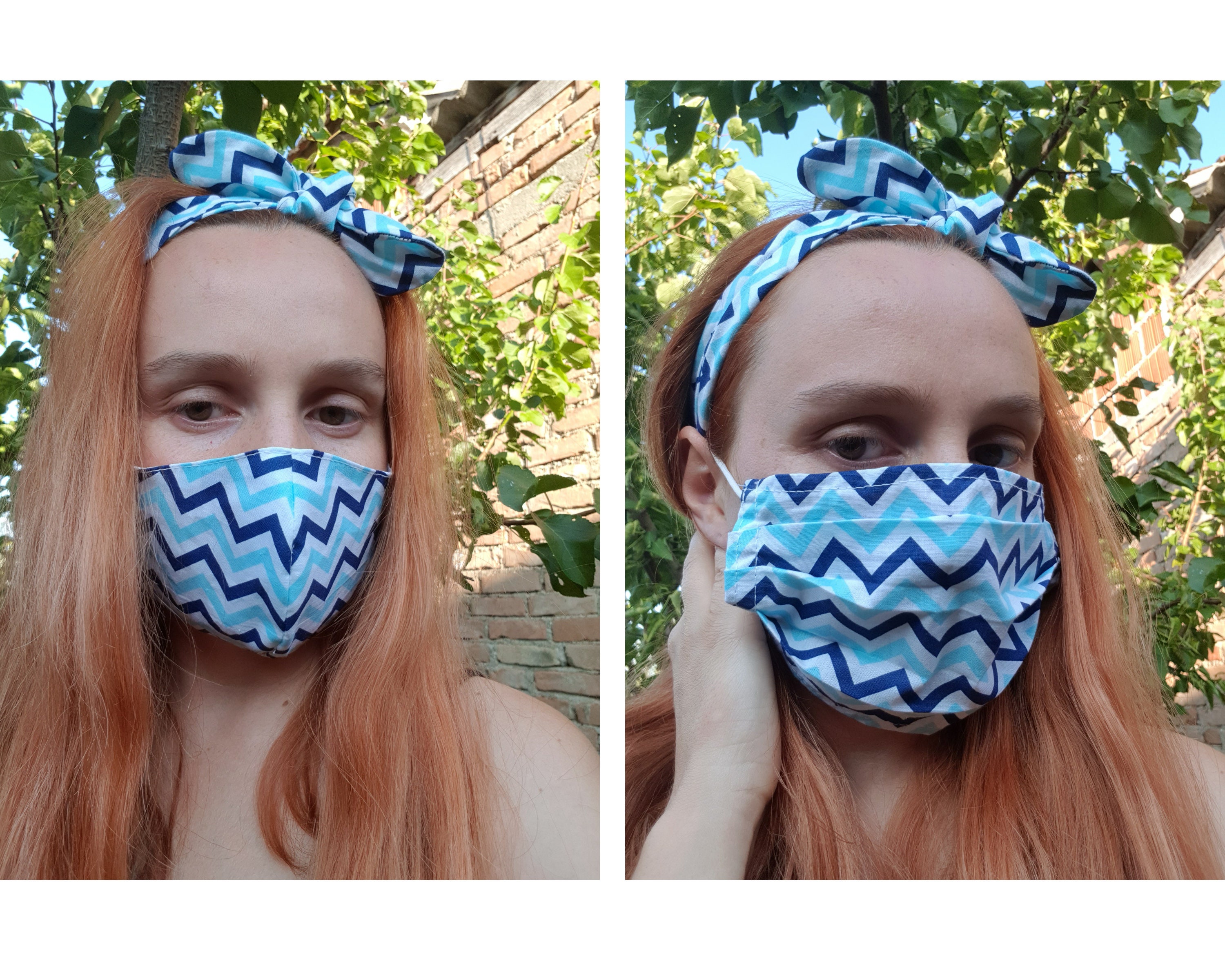 Handmade cotton mask one layer or two layer cotton mask Etsy