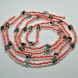 African waist beads with clasp,Red belly beads,Stomach beads,Waist chain,Waistbeads for weight loss tracker,Tie waist beads african jewelry